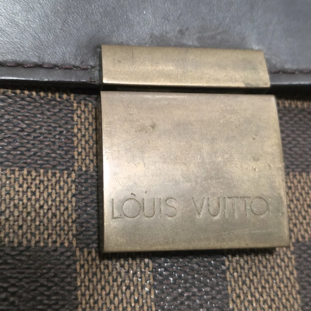 Louis Vuitton Vintage 1998 Altona Damier Ebene Bag Briefcase Classy y2k laptop